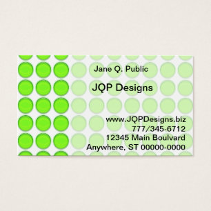 Bus. Card - Green Dots