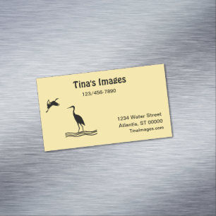 Bus. Card (mag) - Shore Birds
