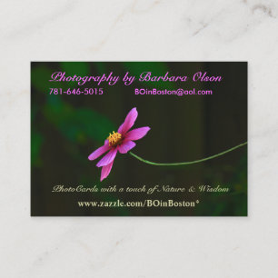 Bus. cards: With a touch of Nature Business Card