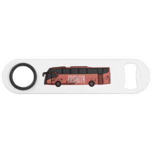Bus cartoon illustration
