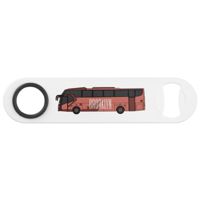 Bus cartoon illustration (Front (Horizontal))