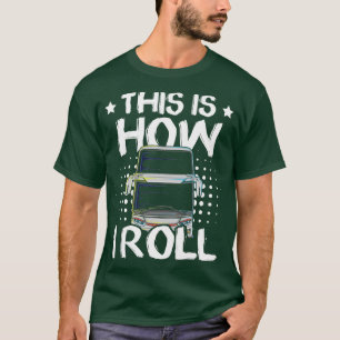 Bus Design For School Bus Or Coach Driver 1 T-Shirt