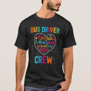 Bus Driver Crew Appreciation Week Back to School H T-Shirt