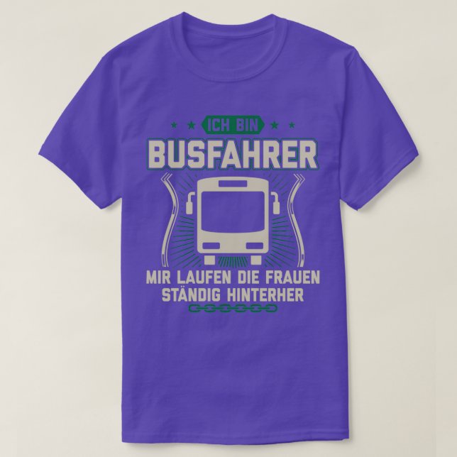 Bus Driver Funny Gift Idea 1 T-Shirt (Design Front)