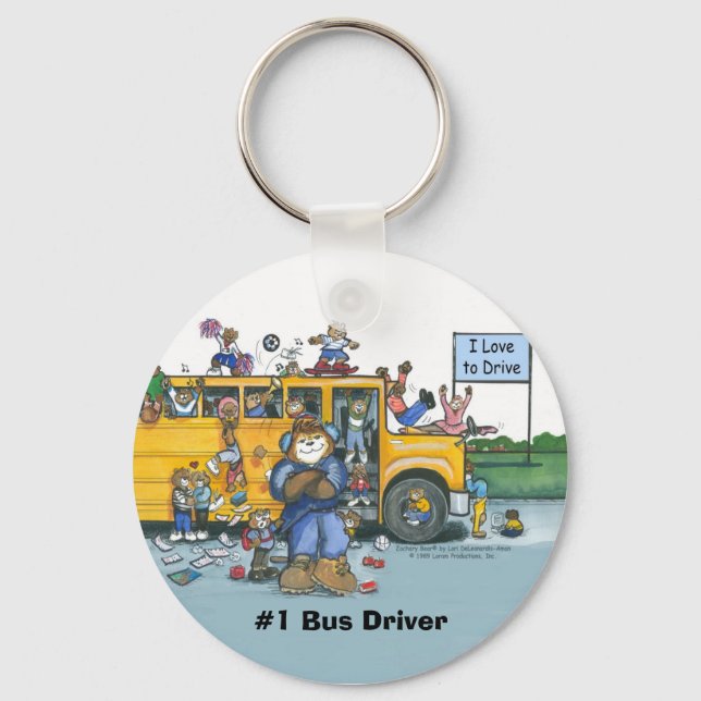 Bus Driver Keychain (Front)