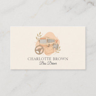 Bus Driver Public Transportation Transit  Business Card
