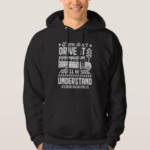 Bus Driver School Bus Driving Design Hoodie