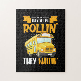 Bus Driver See Me Rollin Jigsaw Puzzle