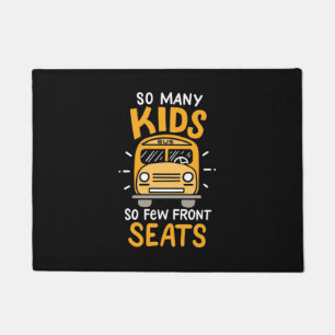 Bus Driver So Many Kids Doormat