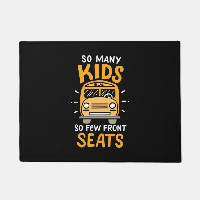 Bus Driver So Many Kids Doormat (Front)