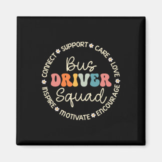Bus Driver Squad Appreciation Week Back To School  Magnet