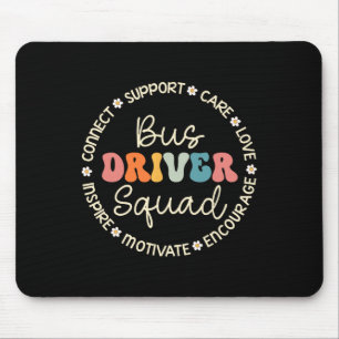 Bus Driver Squad Appreciation Week Back To School Mouse Pad