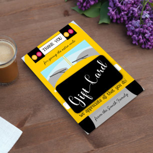 Bus driver thank you gift card holder volunteer