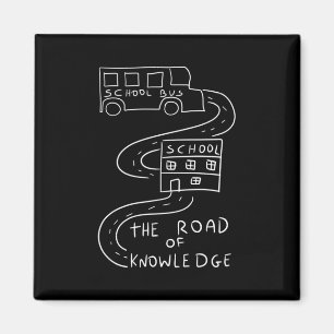 Bus Driver The Road of Knowledge Magnet