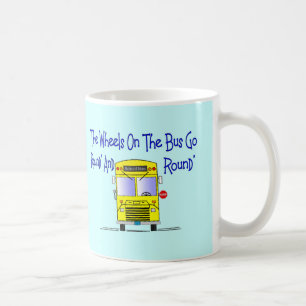 Bus Driver "The Wheels on the Bus" Coffee Mug
