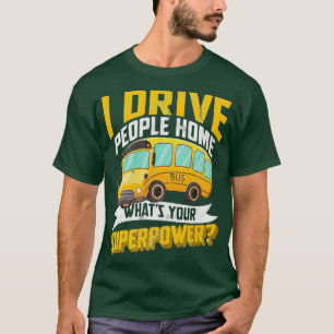 Bus Driver Transport Omnibus School Bus Public T-Shirt