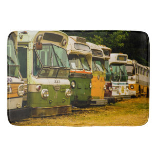 Bus Graveyard Large Bath Mat