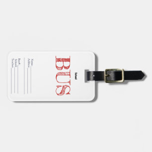 Bus Luggage Tag