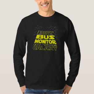 Bus Monitor Cool Galaxy Job T-Shirt