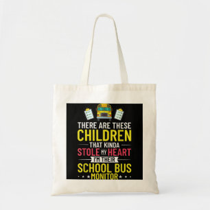Bus Monitor School Bus Attendant Assistant Appreci Tote Bag