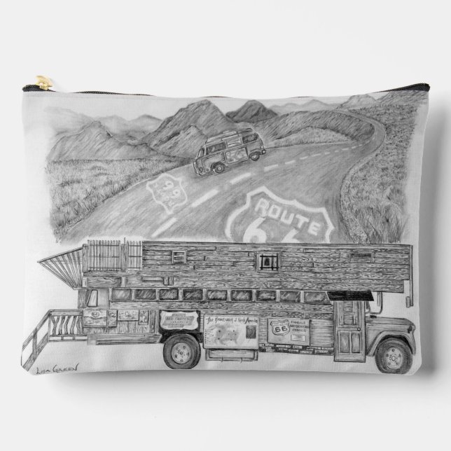 Bus on an Accessory Pouch (Front)