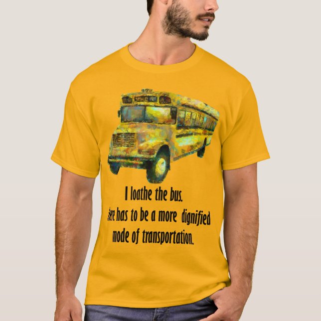 Bus Orange  T Shirt (Front)