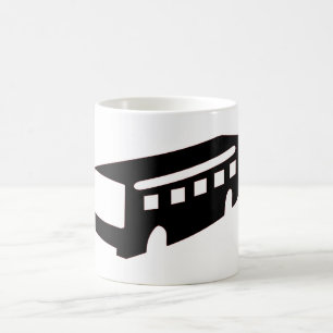 Bus Silhouette Coffee Mug