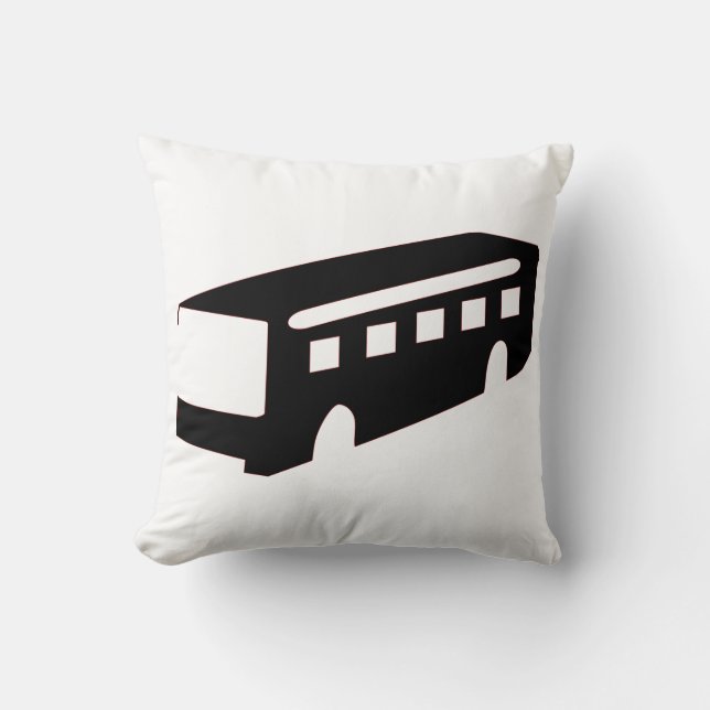 Bus Silhouette Cushion (Front)