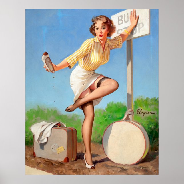 Bus stop pin up poster (Front)
