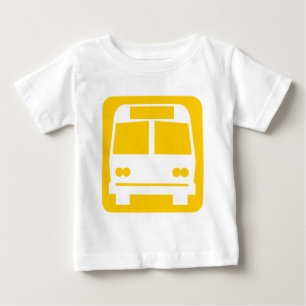 Bus symbol - Amber Baby T-Shirt