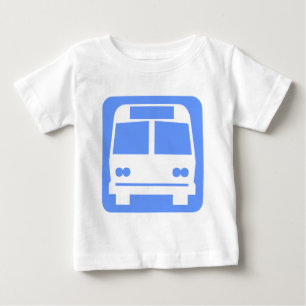 Bus symbol - Baby Blue T-Shirt