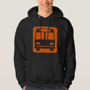 Bus symbol - Orange Hoodie