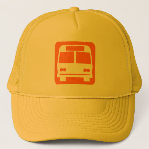 Bus symbol - Orange Trucker Hat