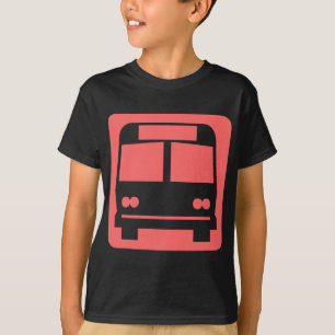 Bus symbol - Tropical Pink T-Shirt