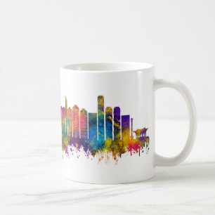 Busan South Korea Skyline Coffee Mug