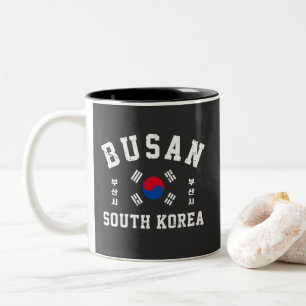 Busan South Korea Two-Tone Coffee Mug