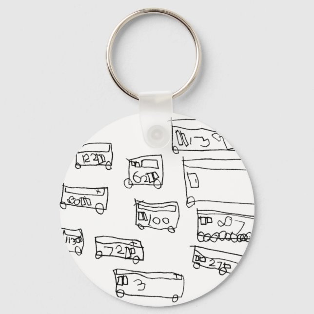 Buses Key Ring (Front)