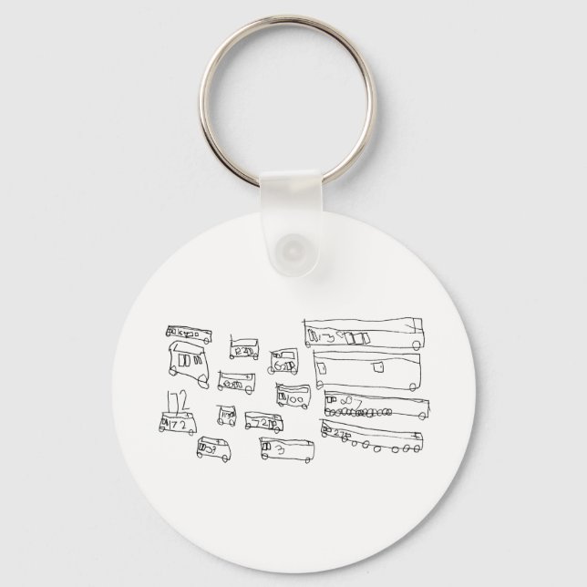 Buses Key Ring (Front)