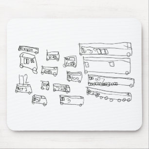Buses Mouse Pad