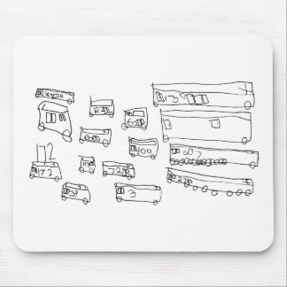 Buses Mouse Pad