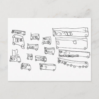 Buses Postcard