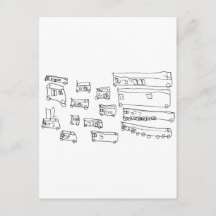 Buses Postcard
