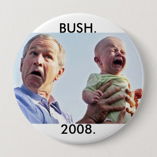 bush 10 cm round badge