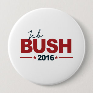 BUSH 2016 CAMPAIGN SIGN -.png 10 Cm Round Badge