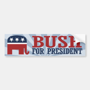BUSH 2016 REPUBLICAN BUMPER -.png Sticker