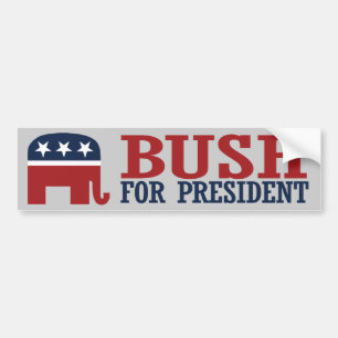 BUSH 2016 REPUBLICAN BUMPER -.png Sticker