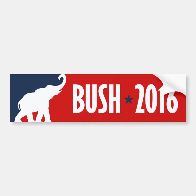 BUSH 2016 SPORTBUMPER -.png Bumper Sticker (Front)