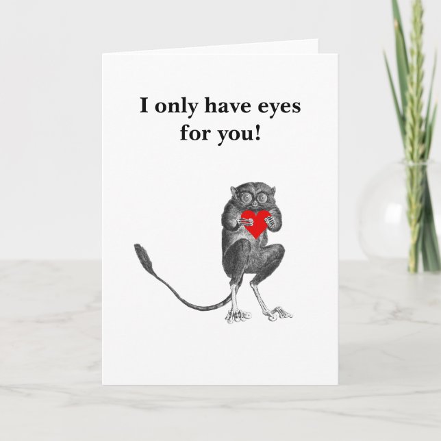 Bush Baby greeting card (Front)