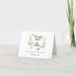 Bush Baby Koala Personalised Thank You Cards