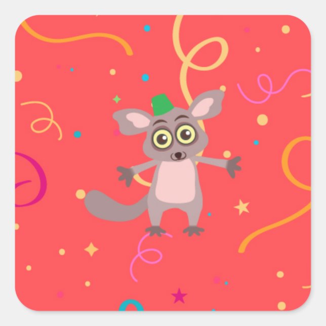 Bush Baby Sticker (Front)